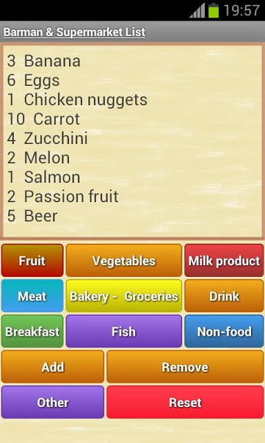 Supermarket - List manager截图4