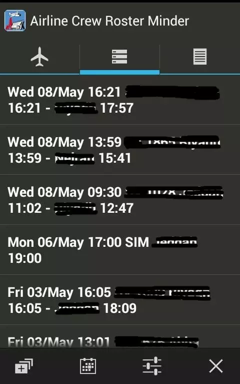 Roster Minder for Airline Crew截图1
