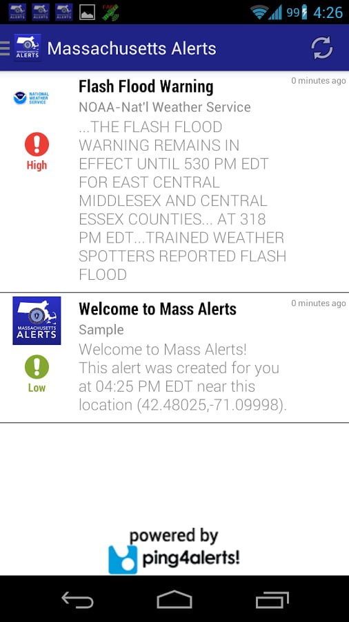 Massachusetts Alerts截图2