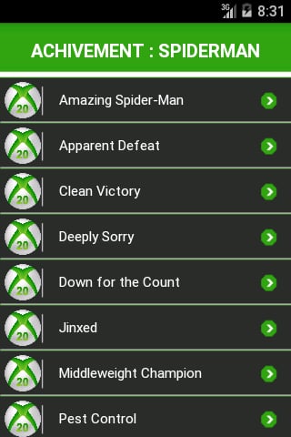 Achievement for Spiderma...截图1