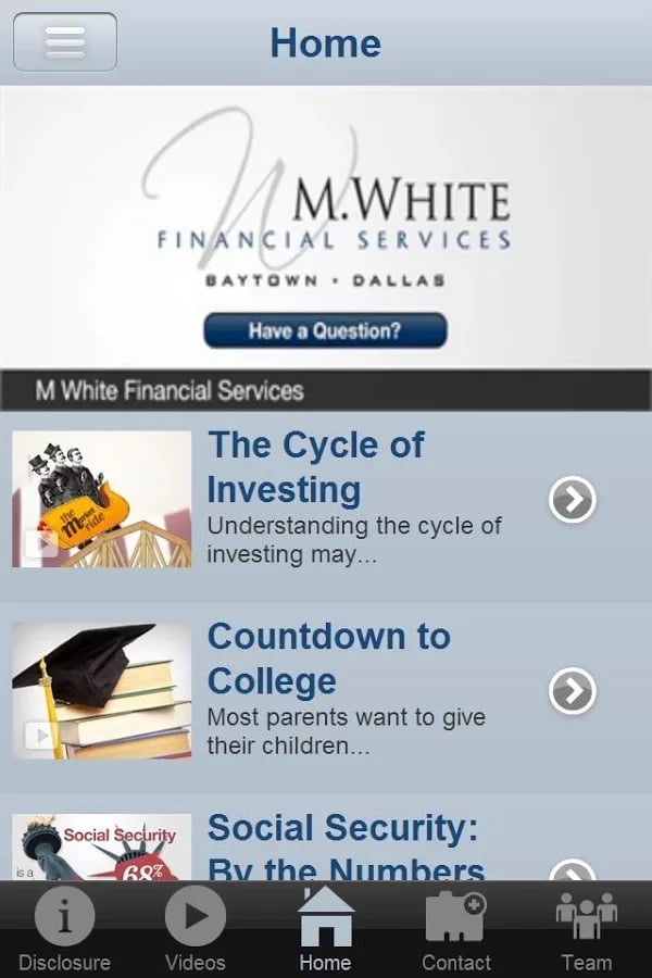 M. White Financial Servi...截图1