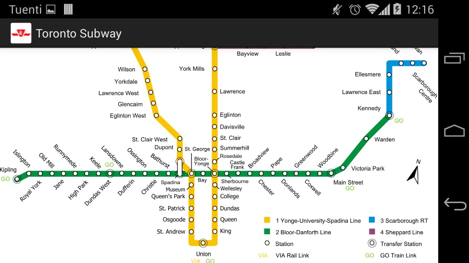 Toronto Subway (offline)截图1