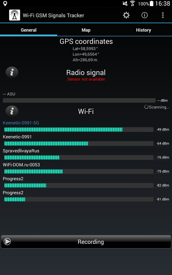 Wi-Fi GSM Signals Tracke...截图9