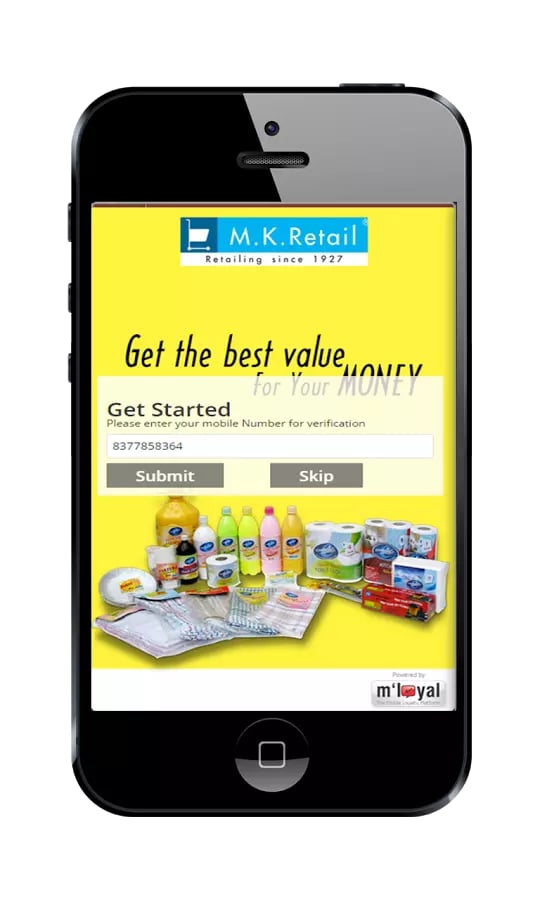 M K Retail mLoyal App截图2