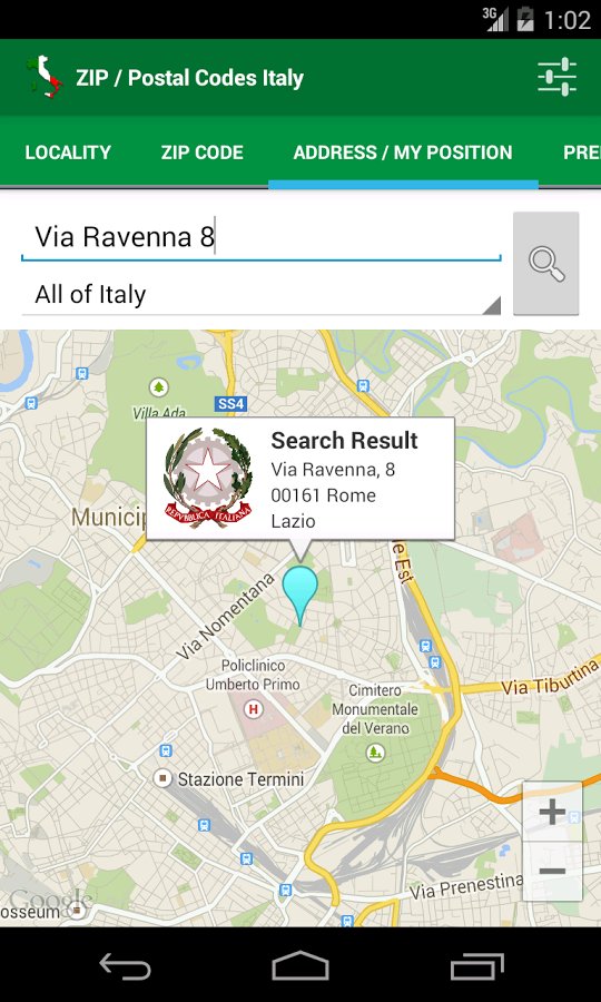 ZIP / Postal Codes Italy截图3
