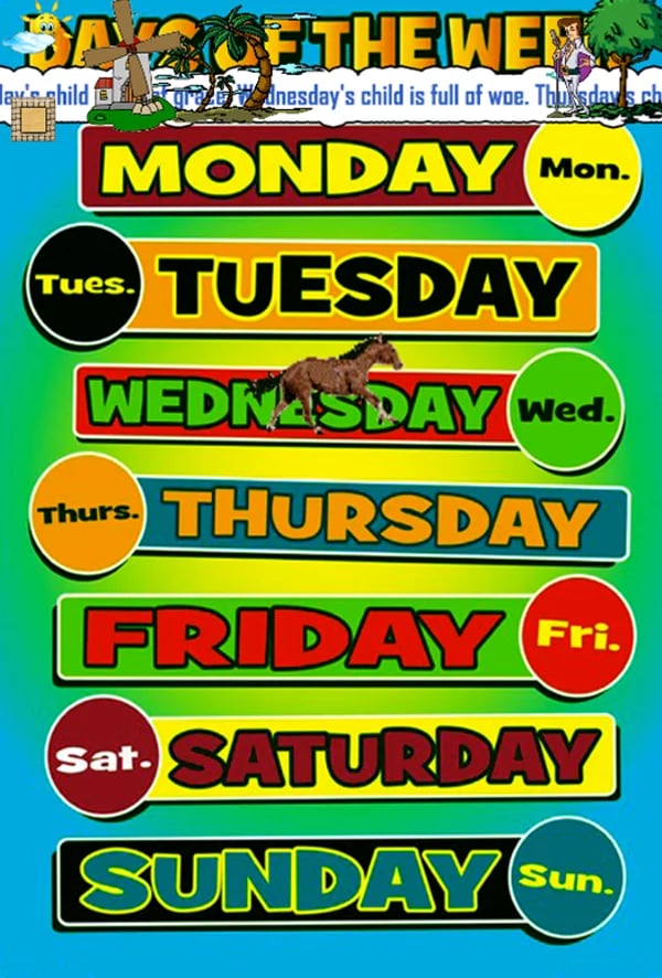 Days Of Week For Kids截图1