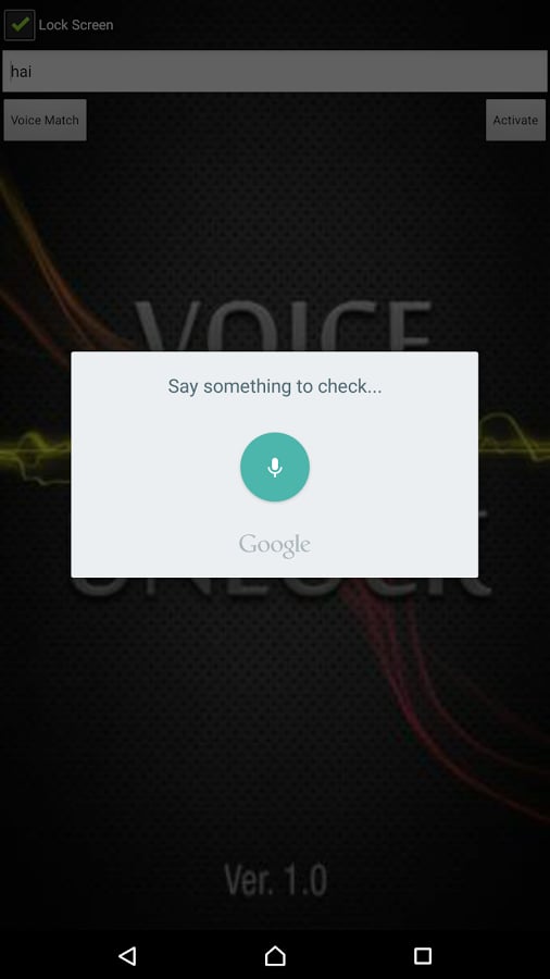 Voice Unlocker Lock Scre...截图3