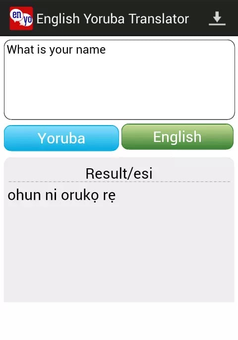 Yoruba To English Transl...截图3