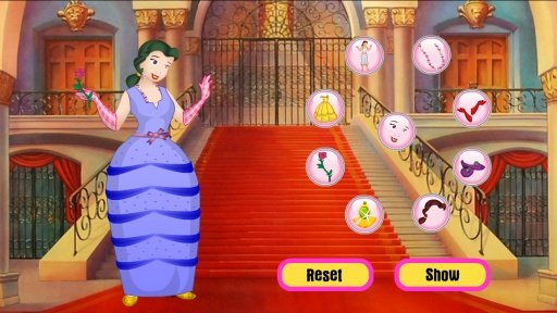 Princess Belle Dress Up截图3