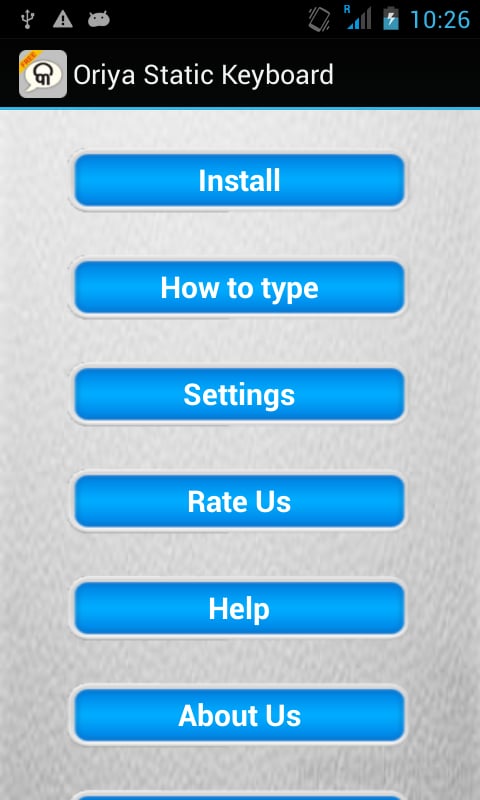 Oriya Static Keyboard截图4
