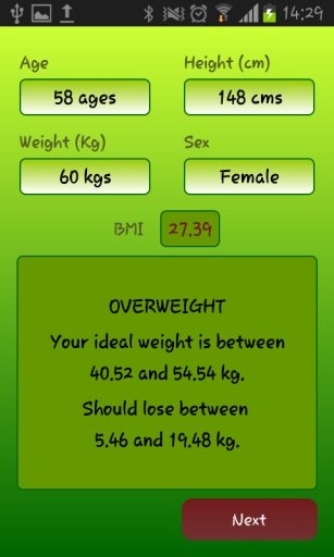 tuDietApp - BMI kcals BMR Diet截图6