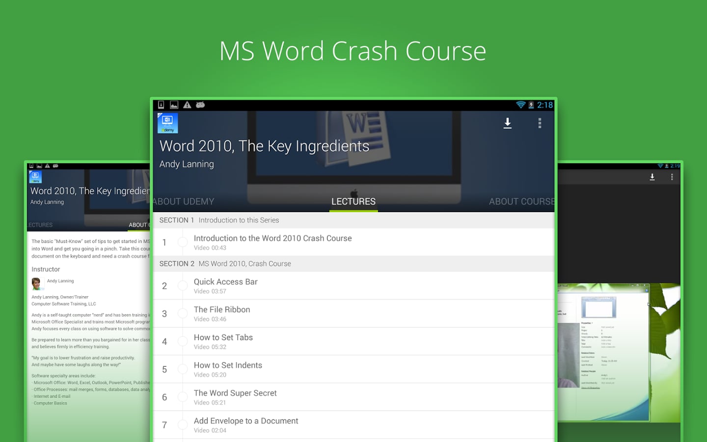 Learn Word 2010 - Udemy Course截图1