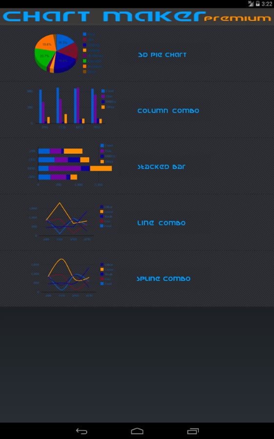 Chart Maker Premium截图6