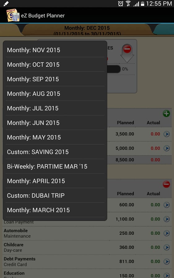 eZ Budget Planner (Trial...截图1