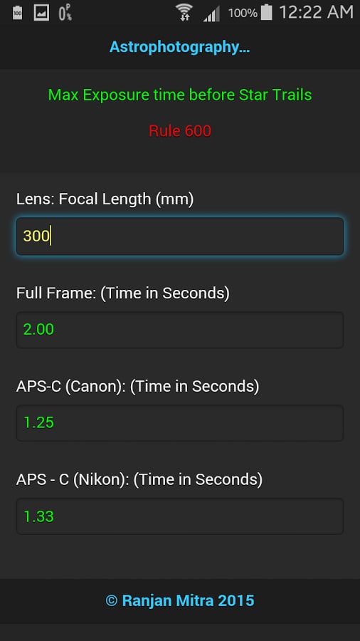 Astro Tool (Rule 600)截图2