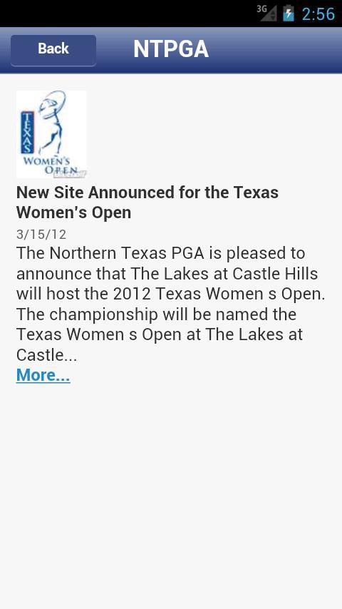 Northern Texas PGA截图4