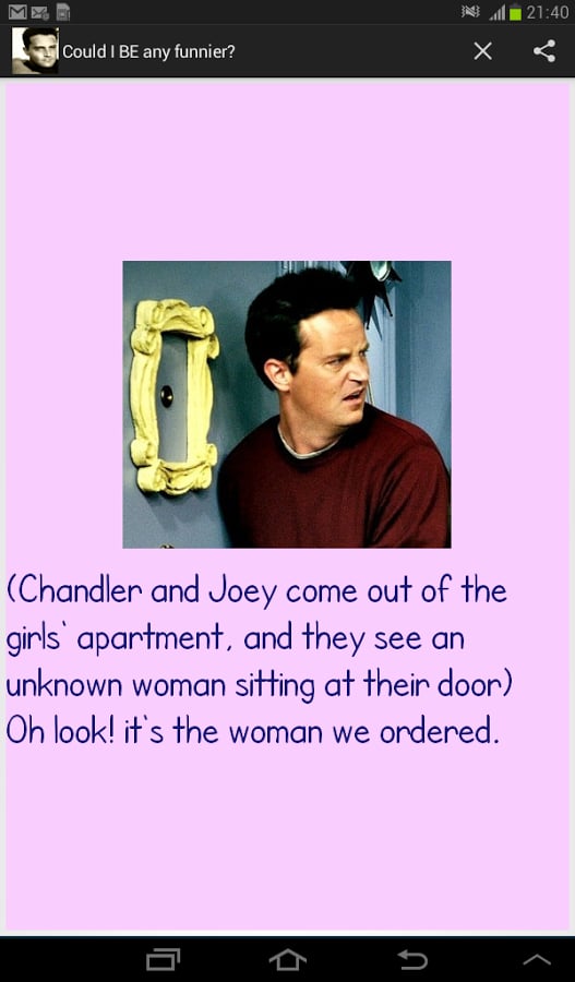 New - Chandler Bing quot...截图1