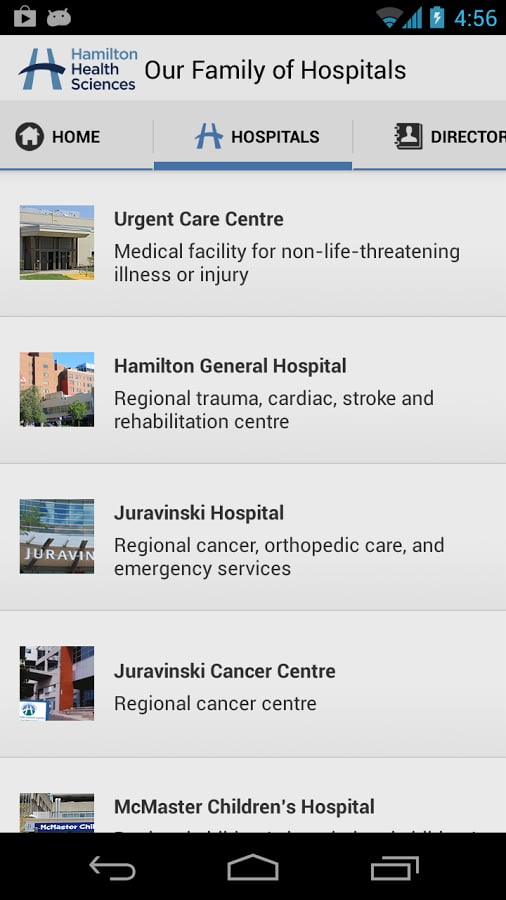 Hamilton Health Sciences...截图1