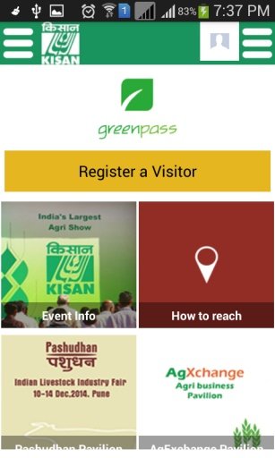 KISAN Greenpass截图2