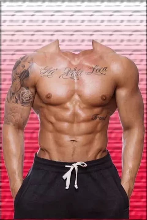 Sixpack Bodybuilder Men Suit截图8