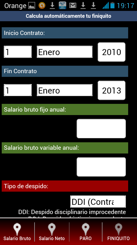 Calculadora de Salarios ...截图10