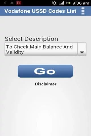 Vodafone USSD Codes Indi...截图2