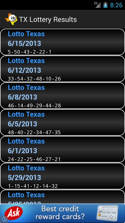 Texas Lotto截图3