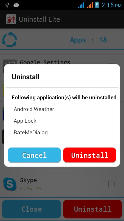 App Uninstall Lite截图5