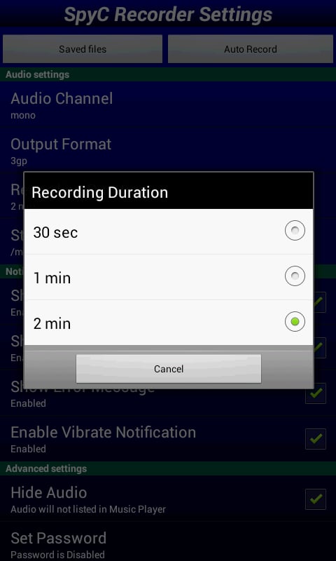 Secret Audio Recorder - ...截图2