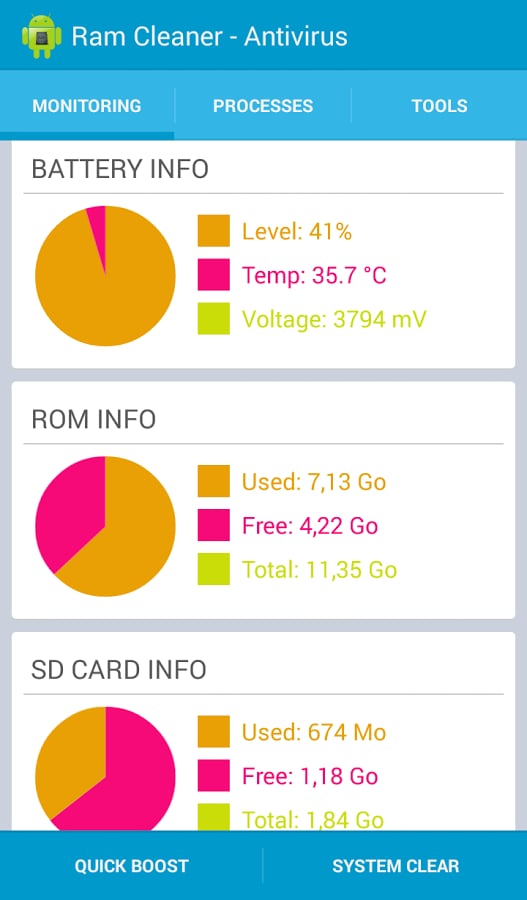 Ram Cleaner - Antivirus ...截图5