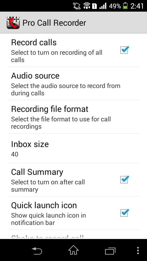 Pro Call Recorder截图4