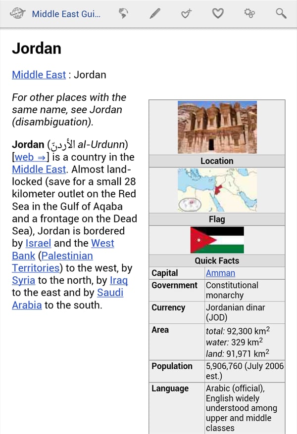 Middle East Travel Guide截图1