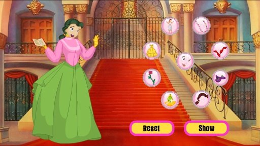 Princess Belle Dress Up截图4