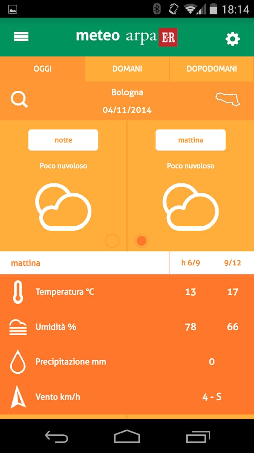 Meteo Arpa ER截图1