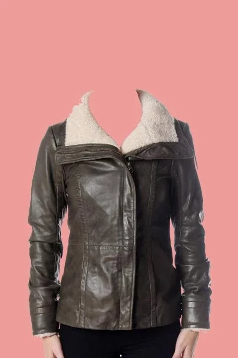 Leather Coat for Woman S...截图5