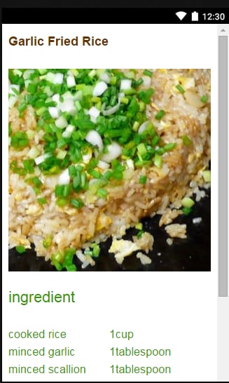 Fried Rice Menu截图3