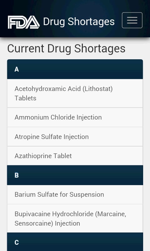 Drug Shortages截图3