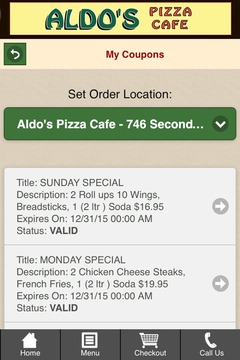 Aldo's Pizza Cafe截图