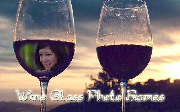 Wine Glass Photo Frames截图4