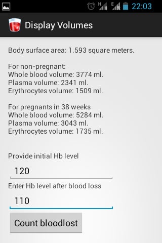 Obstetrix Blood Loss Cal...截图3