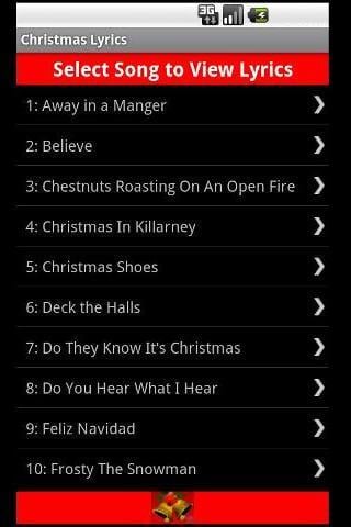 Christmas Lyrics截图2
