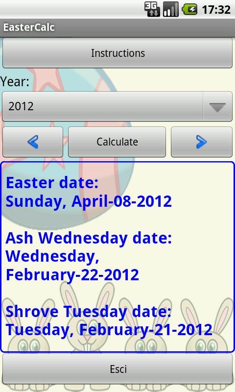 Easter Calc截图2