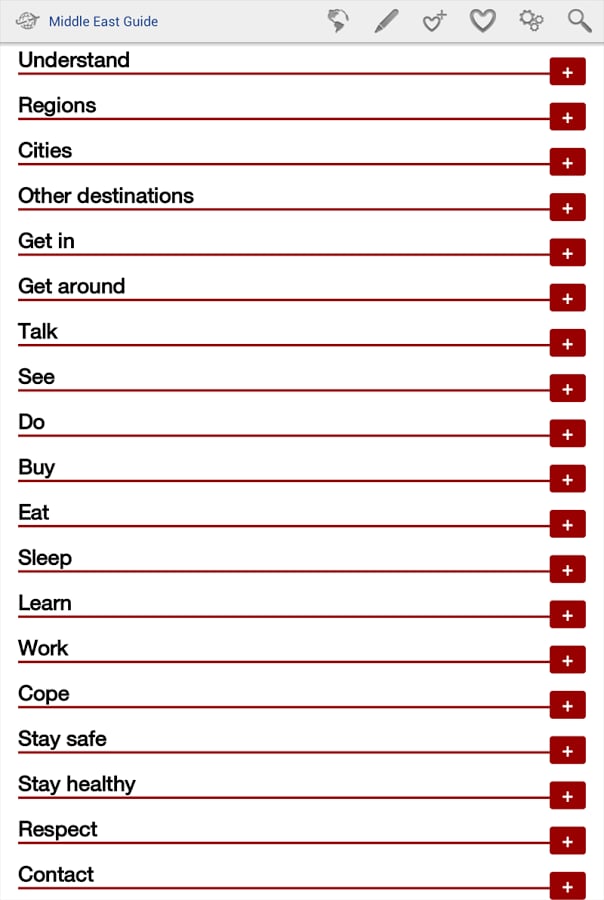 Middle East Travel Guide截图5