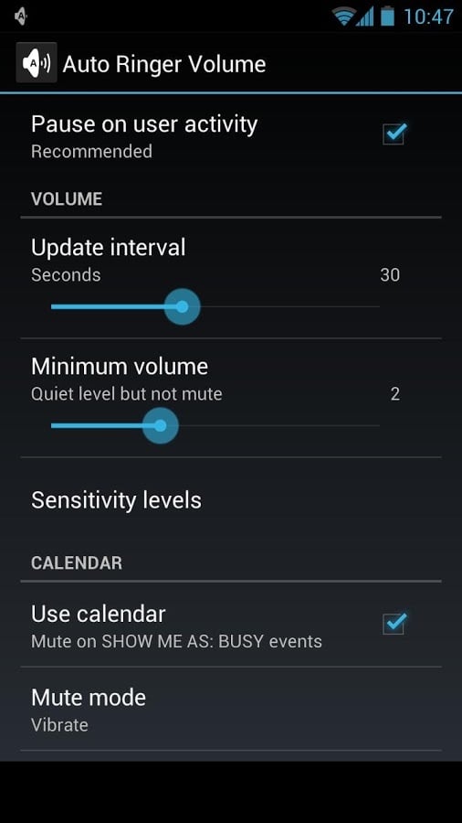 Auto Ringer Volume截图5