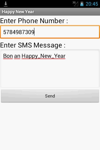 Happy New Year Sender截图3