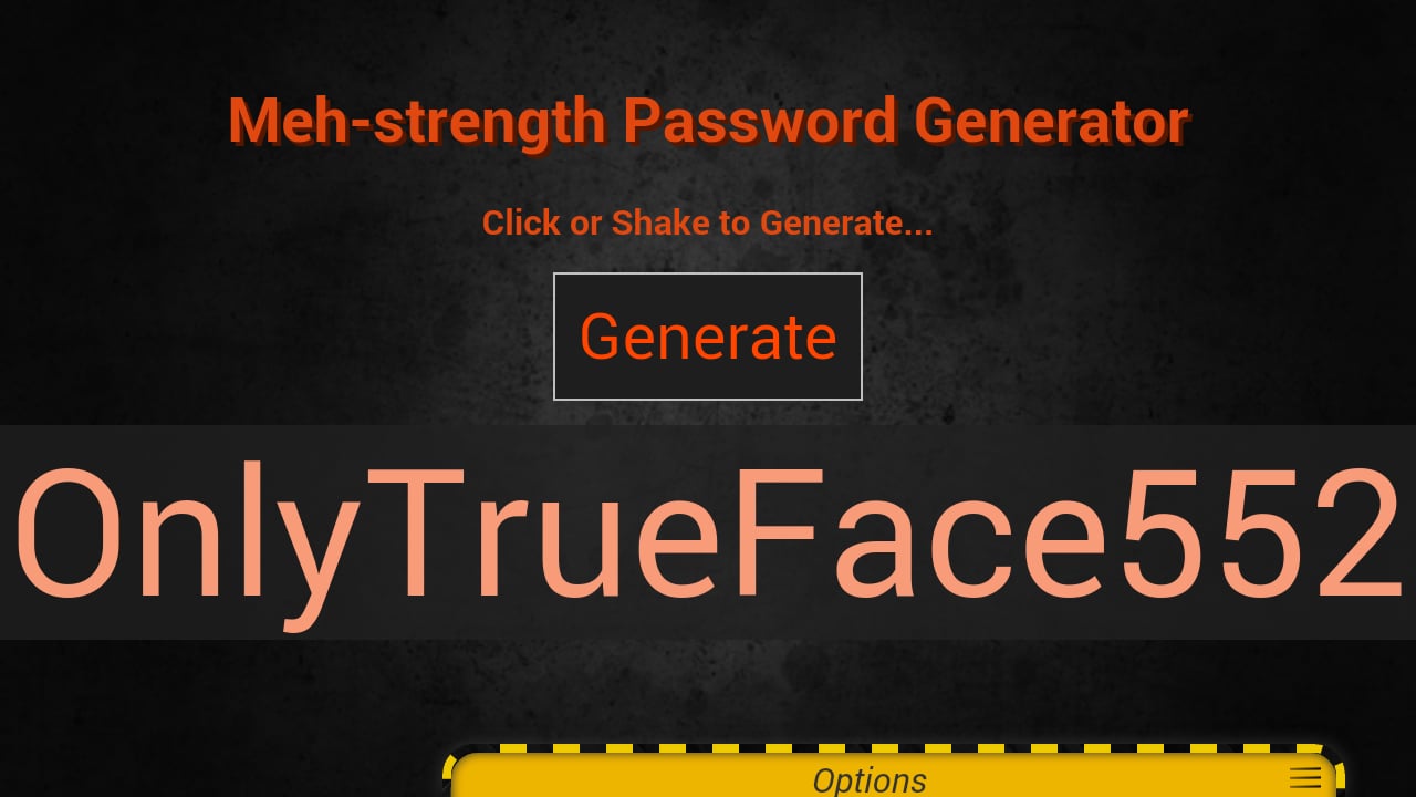 MehStrength Password Gen...截图5