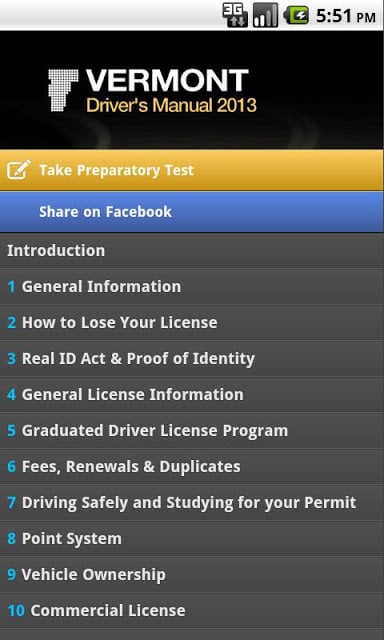 Vermont Driver's Manual Free截图1
