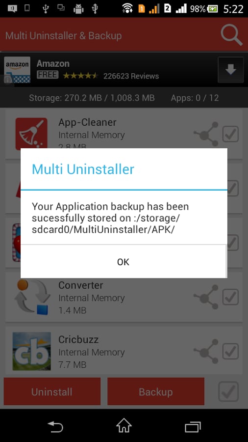 Multi Uninstaller &amp; Back...截图3