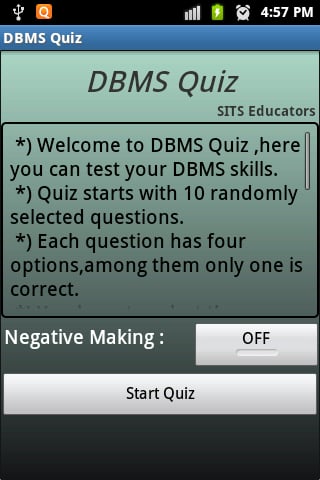 DBMS Quiz截图8