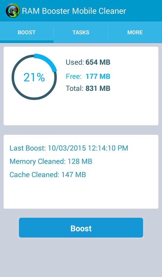 RAM Booster Mobile Clean...截图4